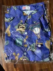 Budweiser Arizona Diamondbacks Hawaiian Camp Shirt Men XL 25th Anniversary NEW