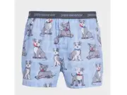 Peter Alexander Men’s Staffy Boxer Shorts - Sizes S & M - BNWT