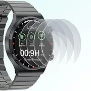 36mm Diameter Screen Protector,(4 Pack) 9H Hardness Tempered Glass Screen Protector for Universal Round Watch with Anti-Scratch,Anti-Explosion,Bubble-Free,High-Definition