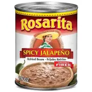 Rosarita Spicy Jalapeño Refried Beans 16 oz