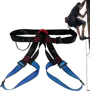 GkgWuxf Roofing Harness - Half Body Rock Climbing Safety Harness - Breathable Polyester Webbing Comfortable Security Equipment for Outdoor Protection