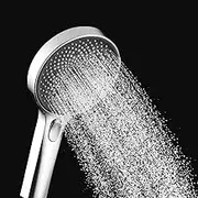 Decaura Luxury Handheld Shower Head 3-Mode Soft Rainfall Sprayer Large Hand Shower (Chrome)