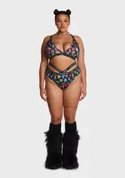 Plus Mystic Mirage Lingerie Set