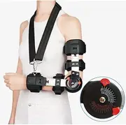 Adjustable Elbow Splint Immobilizer with Strap, Arm Injury Recovery, Arm Ligament Tendon Repairs, Post Op Elbow Brace, Left Right Arms Optional Unisex (Right)
