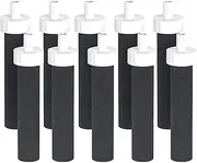 Replacement Accessories Activated Carbon Water Bottles Filters for BB06, Hard Edge, Sport Bottles Filters, 10 Count