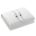 Giselle Bedding Double Size Electric Blanket Polyester 193cm x 137cm WHITE