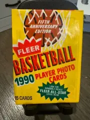 1990-91 Fleer Basketball (1 Sealed Wax Pack / Possible Michael Jordan)