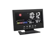 Sound-Controlled Alarm Clock Color Display Temperature Humidity Electronic Clock