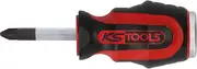 KS Tools ERGOTORQUEmax Hammer Cap Screwdriver, PZ2, Stubby, Clear