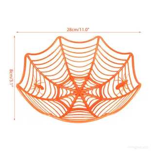 蜘蛛網水果籃 節日喜慶卡通萬聖節蜘蛛糖果籃