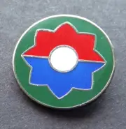 US ARMY 9TH INFANTRY DIVISION LAPEL HAT PIN BADGE 1 INCH