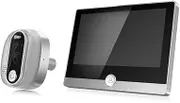 Smart Video Doorbell, 4.3 Inch Display Smart Video Doorbell 200W/1080P HD Pixel Indoor Wireless Monitor