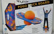 Flybar Pogo Trick Board Orange/Blue Deck New