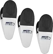 Sports NFL Seattle Seahawks Unisex Fan Shop Mini Chip Clip Magnets, 3 pk, Team Colors One Size