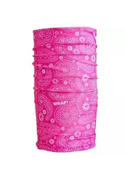 Wild Wrap! Face Mask Shield Bandana Neck Gaiter (OSFM/Paisley.Pink) 10011W