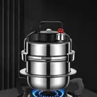 Pressure Cooker Pressure Canner for All Hob Types Cookware Camping 5 Minutes