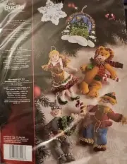 Bucilla 2010 Christmas In Oz Felt Ornament Kit #86203 Wizard of Oz Baum NEW