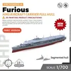 1/700 Military Model Kit HMS Furious Aircraft Carrier HULL