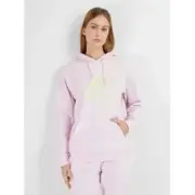 NEW ADIDAS ANIMAL HOODIE SWEATSHIRT MEDIUM TIGER PRINT LOGO PINK GREEN PULL OVER