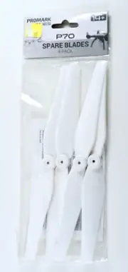 4 Pack Promark Drones P70 Spare Blades for VR and P-series 70CW Drones