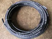 I. A. HYDRAULIC HOSE 6GQS 3/8" 50' FEET ONE WIRE HOSE SAE 100R17 3000 PSI