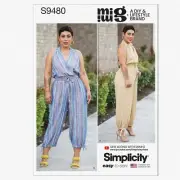 ChicStitch Jumpsuit Kit: Sizes 16-24, Multicolor - Code S9480