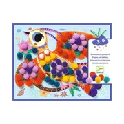 Djeco Assortments Pompom Collage Art/Craft Activity Kit Kids/Children 3y+