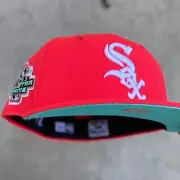 New Era Chicago White Sox Lava Red/Mint 2003 ASG 59Fifty Fitted Hat (Sz 7 1/4)