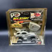 Vintage 1990s Tyco RC Remote Control Toy Car Mattel Wheels Key Start NIB 89901