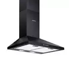 600mm Range Hood Rangehood 60cm Kitchen Canopy Wall Mount 2 Flue 5 filter Silver