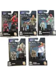 Halo Mega Construx Heroes Series 18 - Set of 5, Brand New