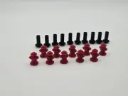 1/87 Scale Fire Hydrant diorama accessory *10 Pack* in Red
