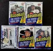 1988 ⚾ Fleer MLB Cello Packs (5), Don M., Kirby P., Nolan R., George B., Cal Jr.