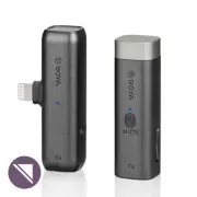 Boya WM3D Miniature Wireless System with Integral Microphone & Lightning Adapter