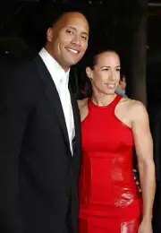 Dwayne The Rock Johnson & wife Dany at World Premiere of The Rundo- Old Photo 3