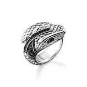 Buy Snake Head ring with black stones by Thomas Sabo online - THOMAS SABO Australia