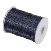 Beading Thread Bracelet Weave Craft Cord 1mm 159M/Roll, Dark Blue
