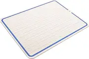 FIXOSHEE Double Sided Small Whiteboard for Erasable Writing Board with Lines Portable Handheld Design for Classroom and Home Use