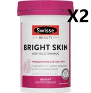 (BULKx2) Swisse Beauty Bright Skin Pomegranate & Astaxanthin (60 Tabletsx2)