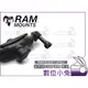 數位小兔【RAM Mounts RAM-B-GOP1-272U 後照鏡GOPRO車架】HERO 4 3+ 重機 摩托車