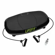 [EU DIRECT] LIFEFIT F-DESK-03-01 Vibration Plate Exercise Machine with Loop Resistance Bands Body Workout Low Noise Vibr