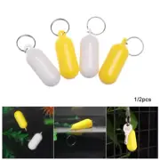 2PCS Floating Keyring Keychain Waterproof Key Chain Boating KEY RING Float
