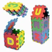 Mini 36Pc Play Mat ABC 123 Alphabet Kids Children Eva Foam Jigsaw Puzzle Letter