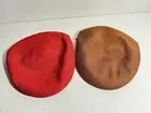 Kangol Lot of 2 NWT Tropic 504 Ventair Ivy Flat Hat Cap Sz XXL RED COGNAC BROWN