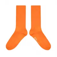 在飛比找PChome24h購物優惠-WARX除臭襪 薄款素色高筒襪-南瓜橘