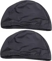 [WRITWAA] Helmets Liner Cap 2 Pack Cycling Hats for Sport Quick Dry Riding Caps Sun Protection Dark Grey