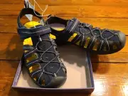 Cherokee Garrison Navy Boys Sandals Size 4