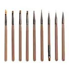 9 Pcs/Set Nails Art Brush Set Nails Art Painting Set Brushes for Salons