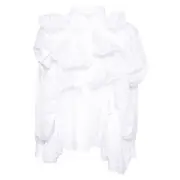 [COMME des GARCONS] Polyester Taffeta Blouse