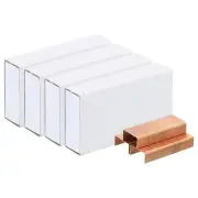 Staples for Stapler, 4 Pack #10 Mini 3/16 Inch Length Staples Rose Gold